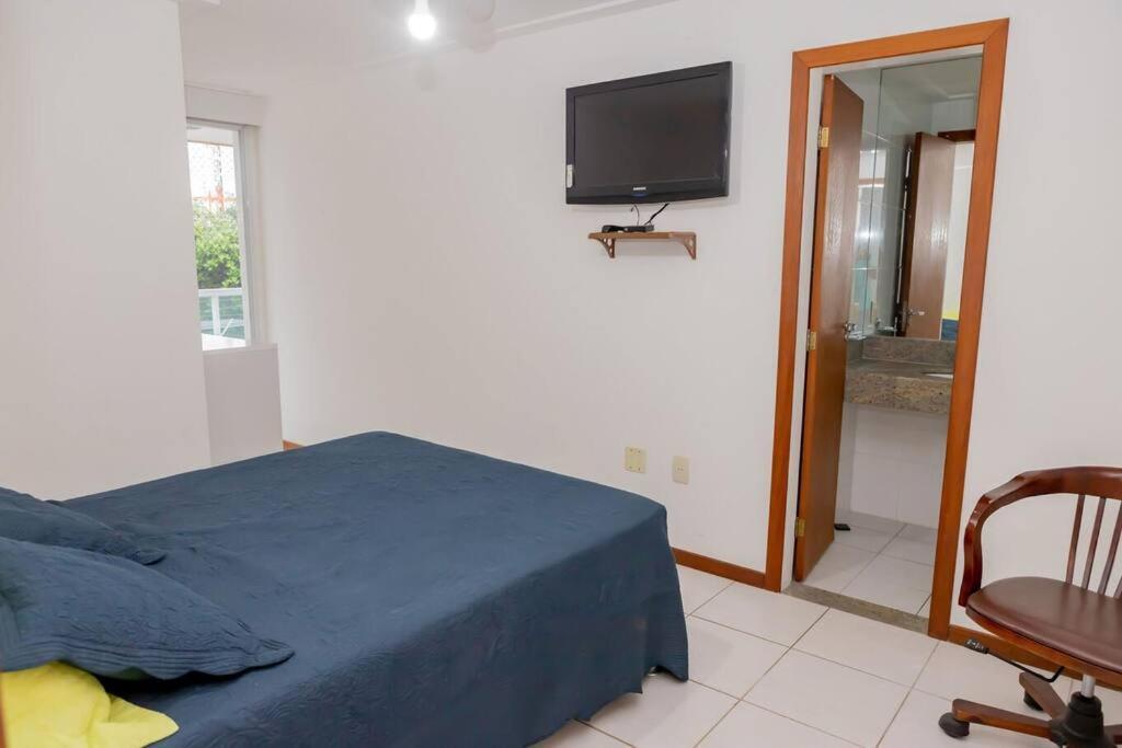 Apartamento Bacutia, Predio Frente Ao Mar! Guarapari